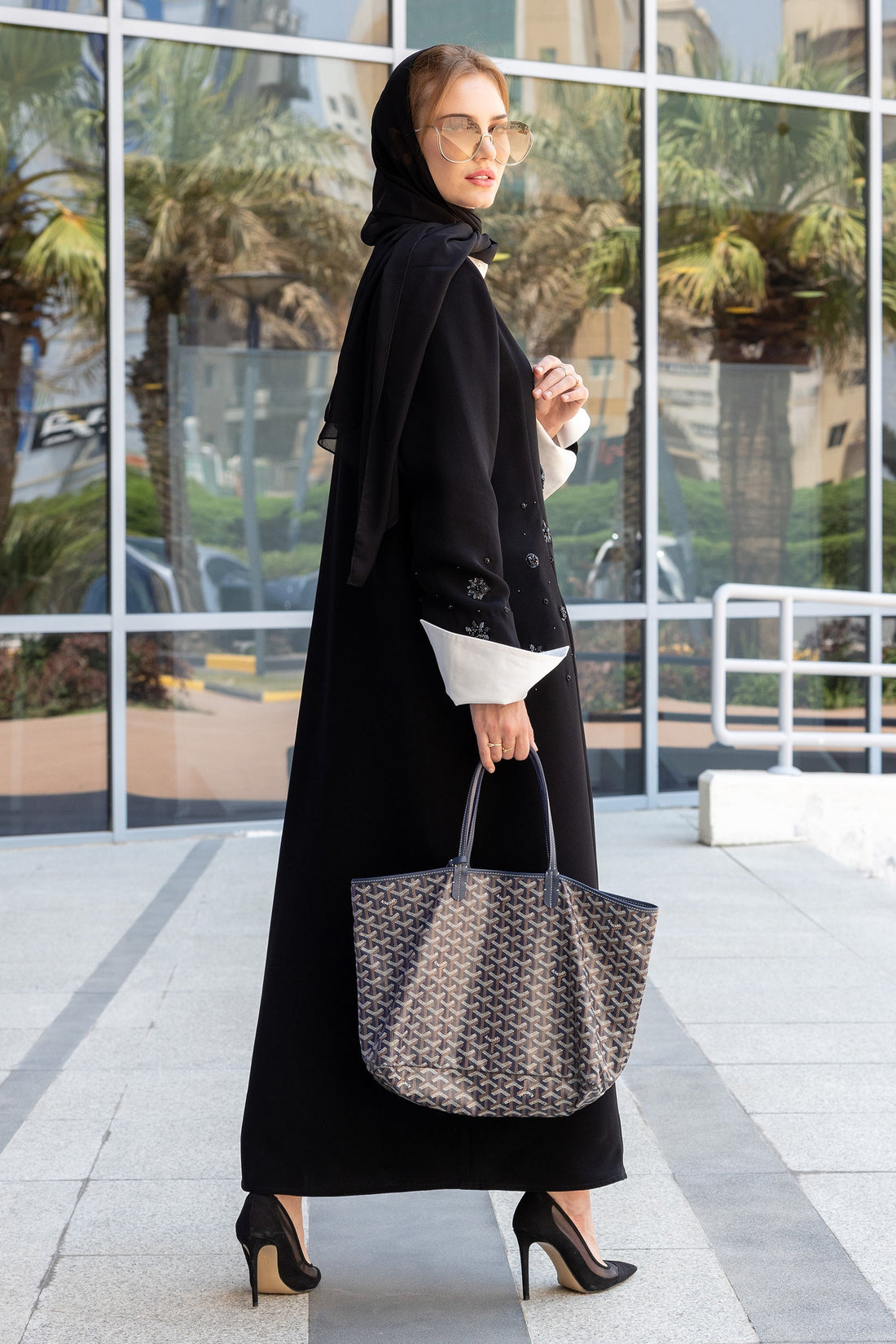 Hand Embroidreey rolex Close Abaya