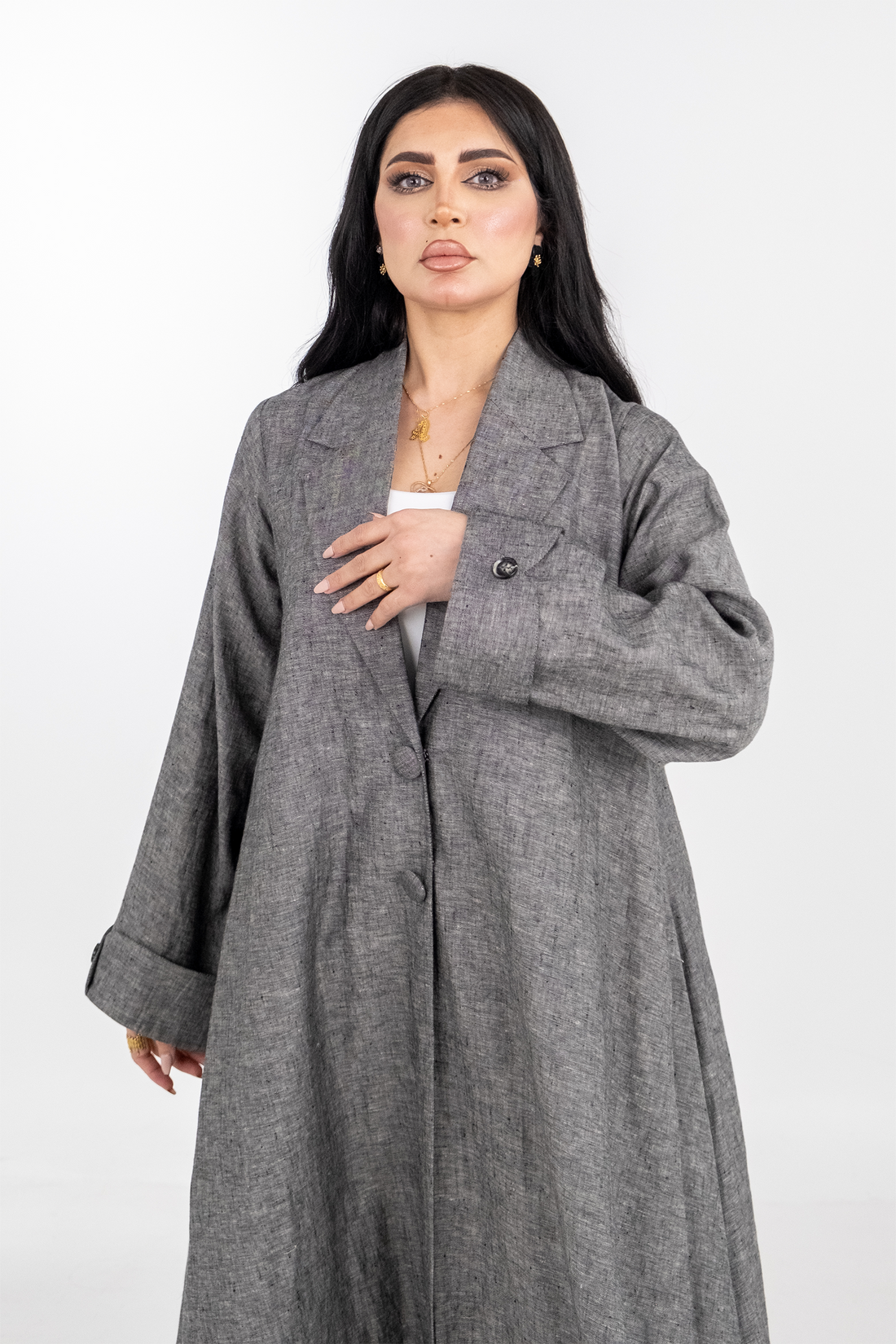 linen Close Abaya