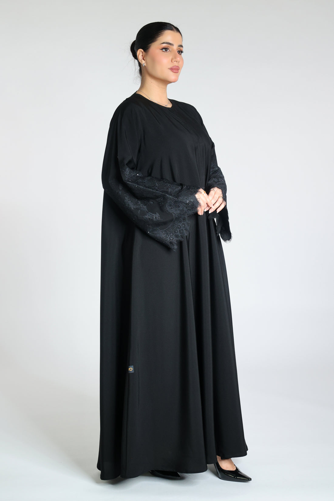 Soalon Abaya with Lace, Closed