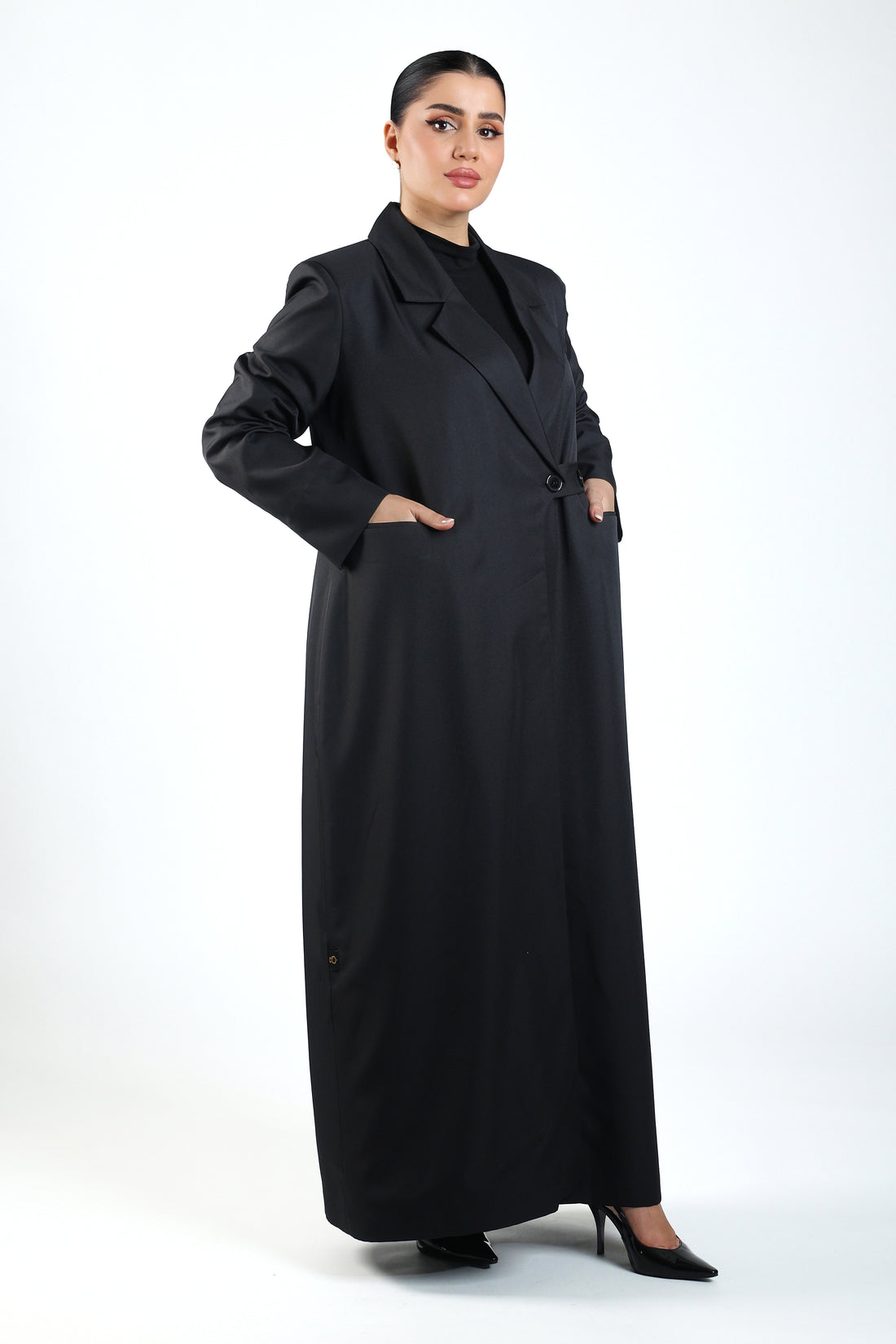 Gabardine Blazer Abaya