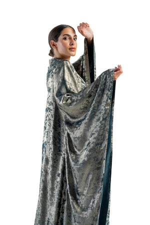 GOLDEN GREEN PLAIN GEORGIONE CLOSE ABAYA.