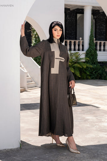 عباية ندى ( لينن ) 