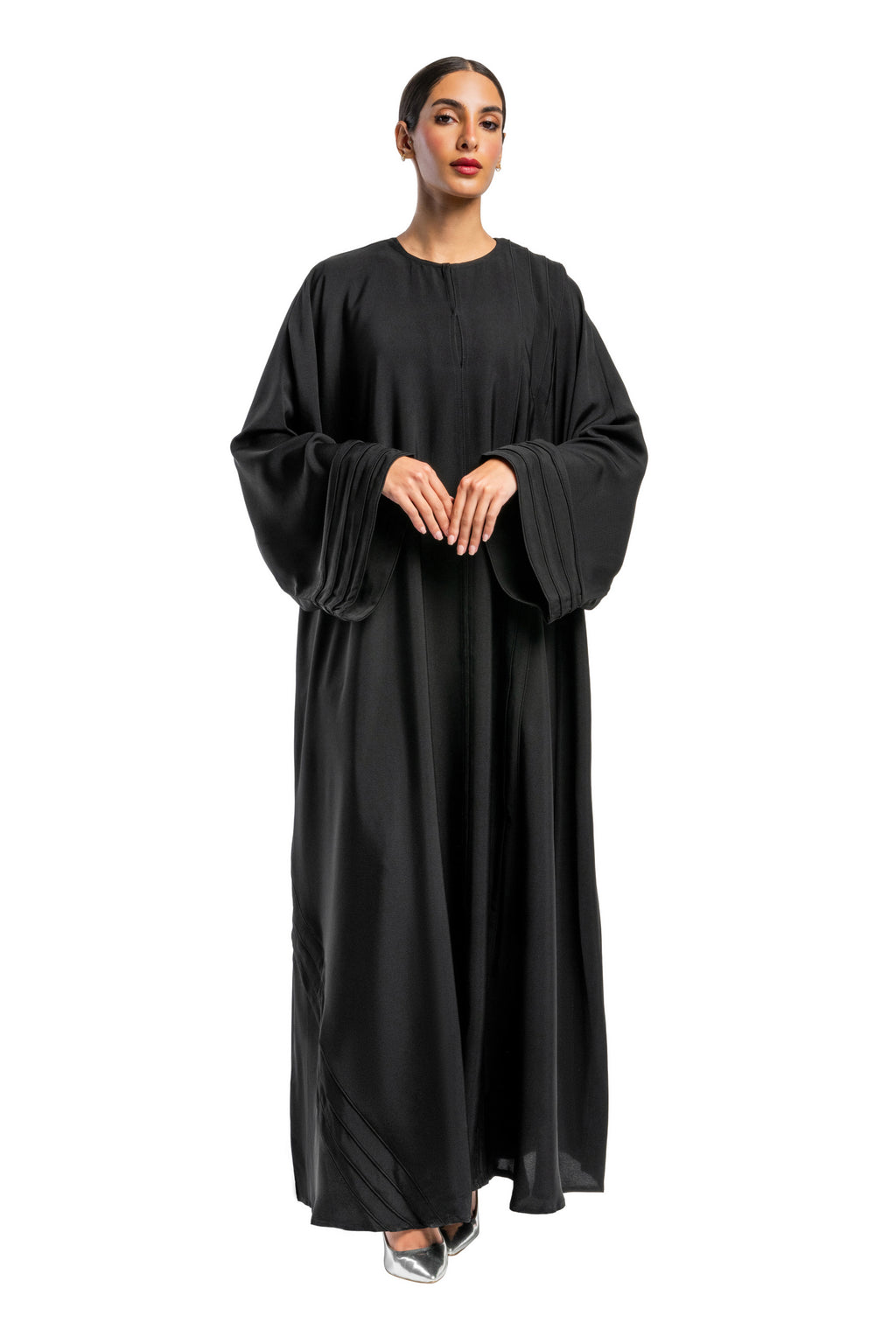 BLACK PLAIN   SOALAN CLOSE ABAYA