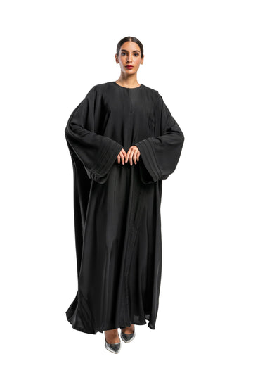 Plain soalon Close Abaya