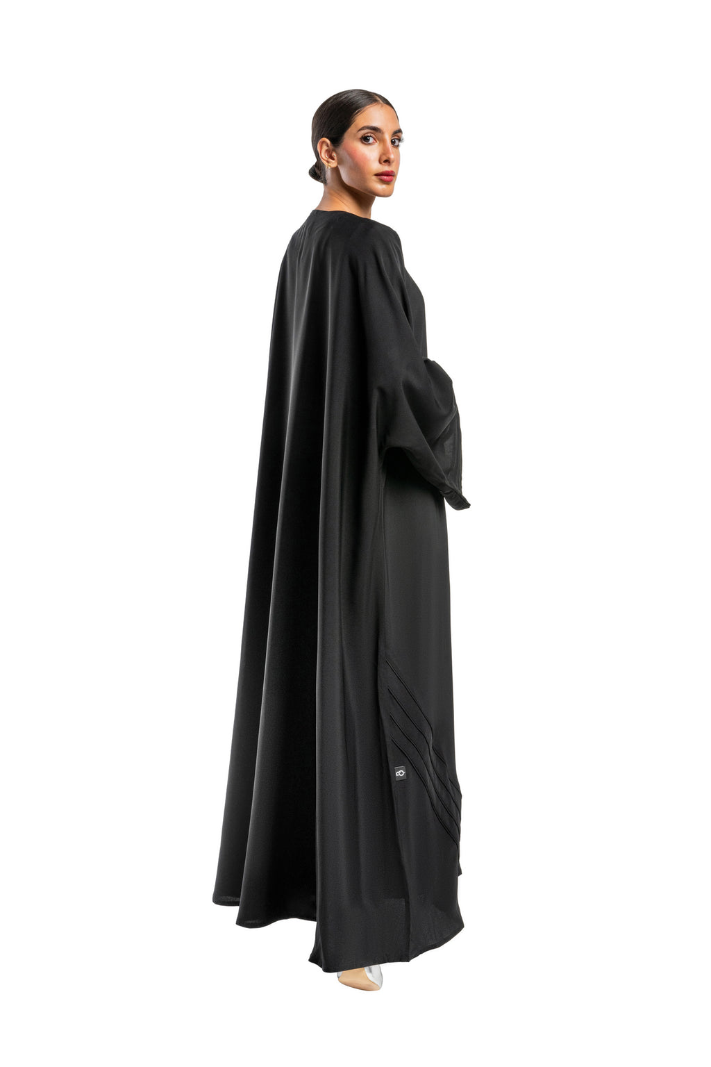 BLACK PLAIN FLORIA CLOSE ABAYA