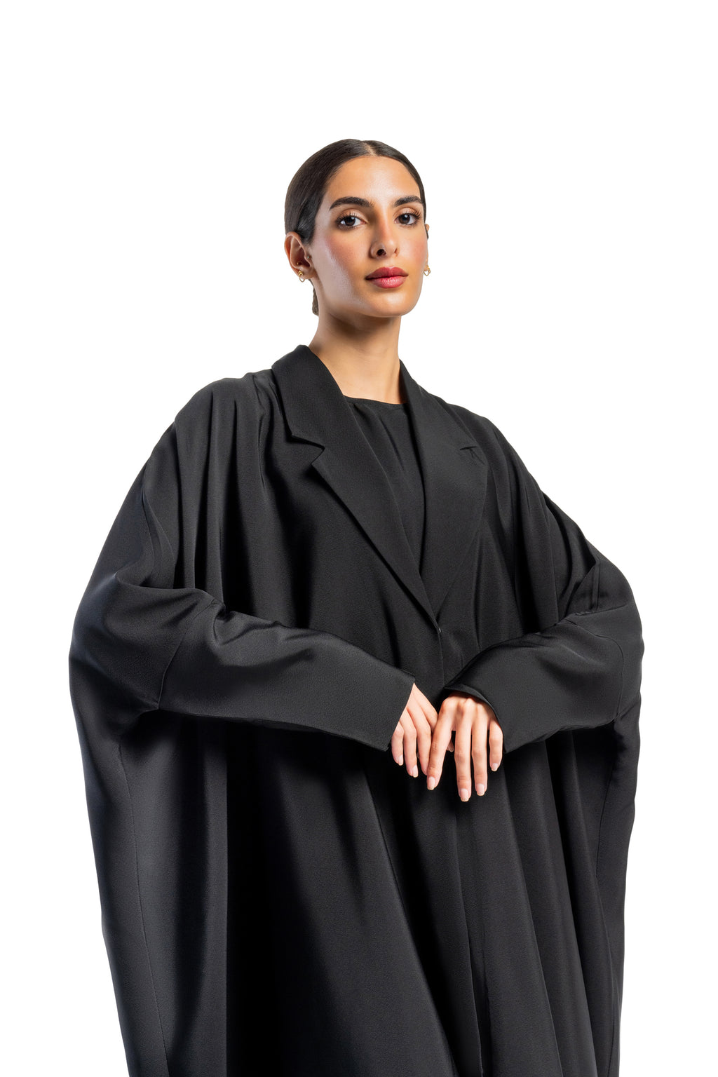 BLACK  PLAIN CLOSE SOALAN ABAYA