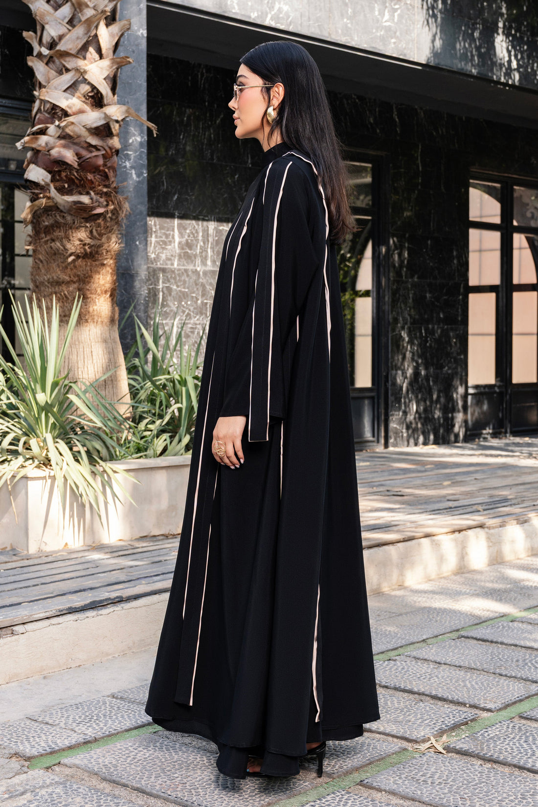 Riyada Pink Abaya (Soalon)