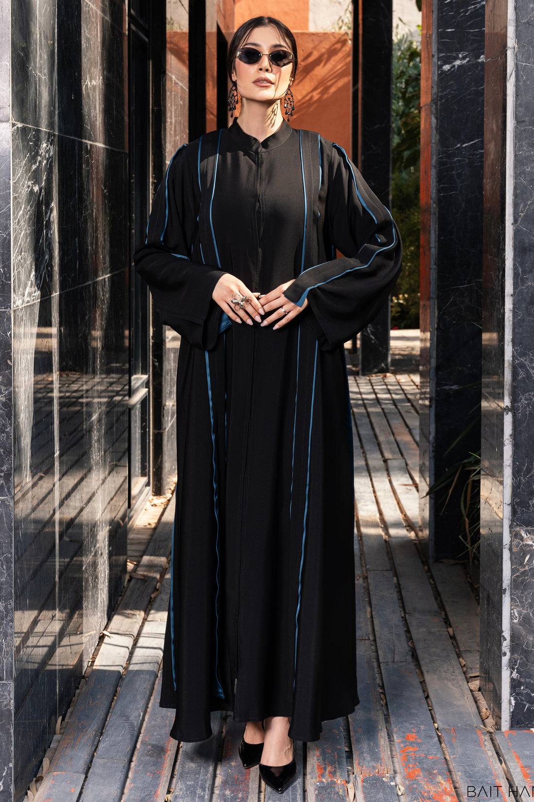Riyada Torquoise Abaya (Soalon)