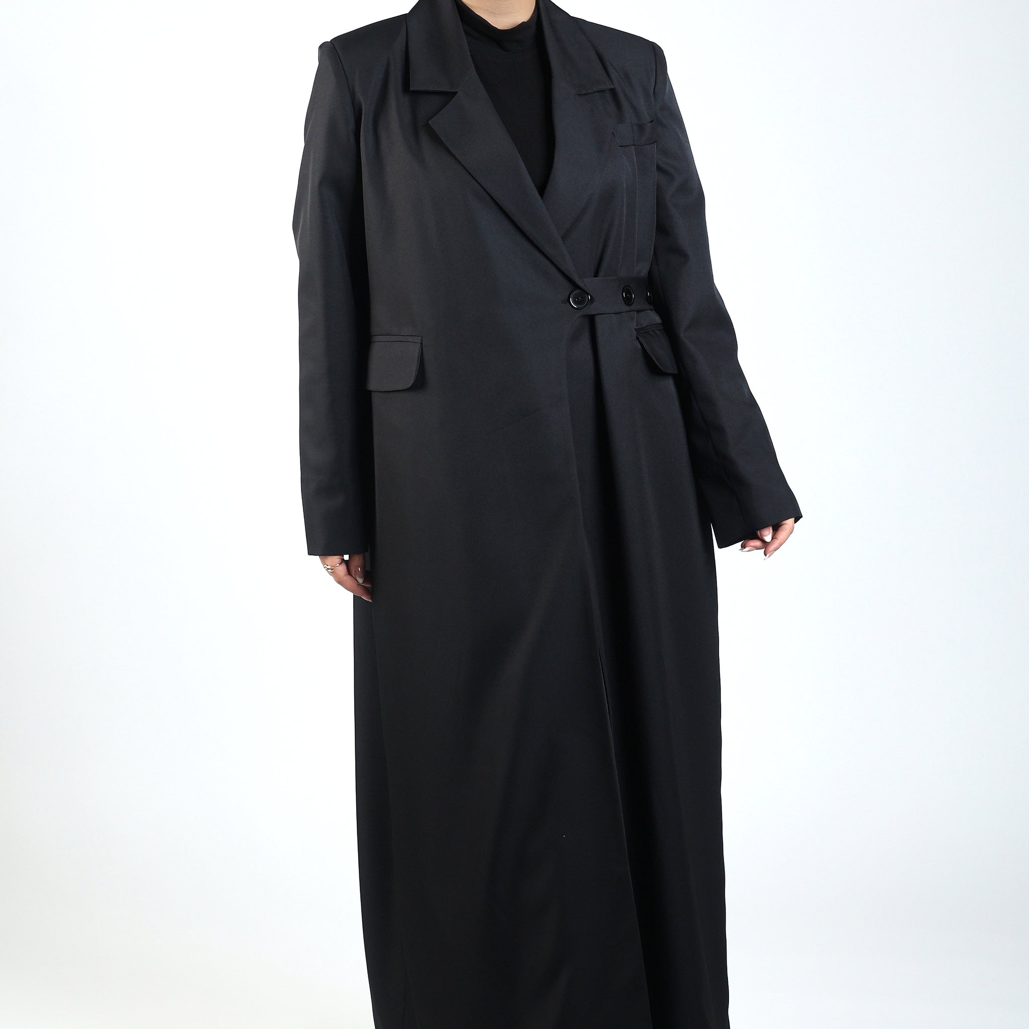 Gabardine Blazer Abaya