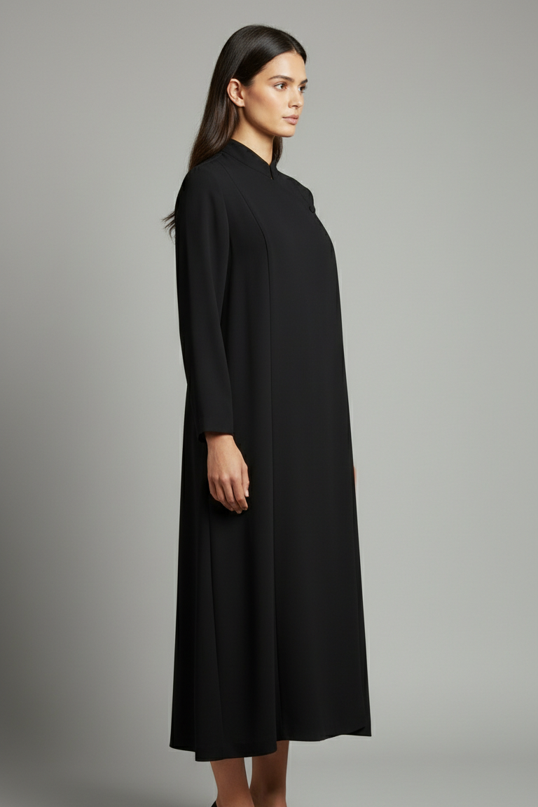 Crepe Open Abaya Trendy